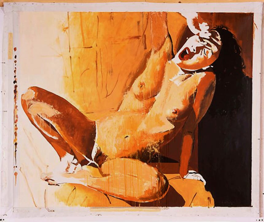 Gabriela Yawning